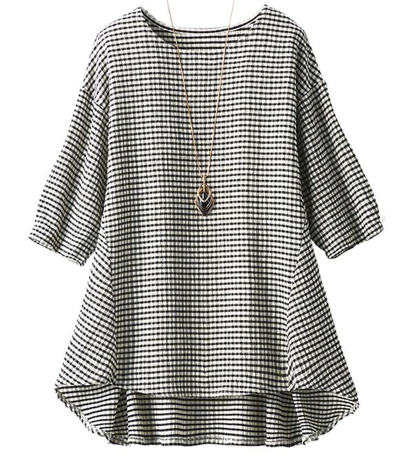 ルフラン（ルフラン）の「【３色組】切替フレアチュニック（チュニック）」｜詳細画像