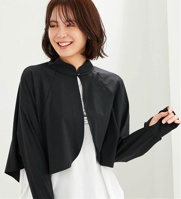 BELLUNA（ベルーナ）の「ヒンヤリ爽快！スタンド衿ボレロ（その他カーディガン）」｜詳細画像