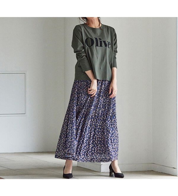 RANAN（ラナン）の「フロッキープリントロゴＴシャツ（Tシャツ）」｜詳細画像