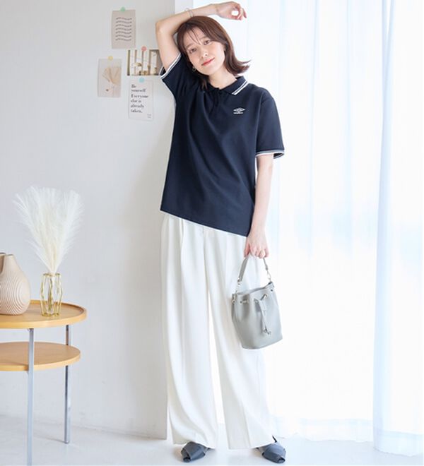 alotta（アロッタ）の「【アンブロ】　配色デザインポロシャツ（ポロシャツ）」｜詳細画像