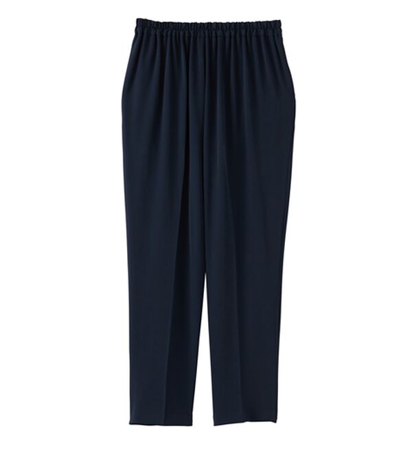 RANAN（ラナン）の「【２点セット】洗える！バックパール調ペプラムチュニックセットアップ（パンツスーツ）」｜詳細画像