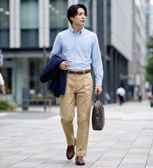 「ポロ・ビーシーエス　定番ストレッチチノパンツ（メンズスラックス）」｜詳細画像