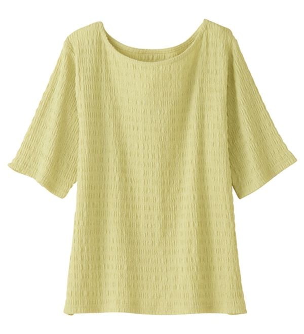 Viola e Viola（ヴィオラ エ ヴィオラ）の「ポコポコ素材Ｔシャツ（カットソー）」｜詳細画像