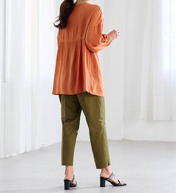 RANAN（ラナン）の「ハイウエストクロップドパンツ（クロップドパンツ）」｜詳細画像