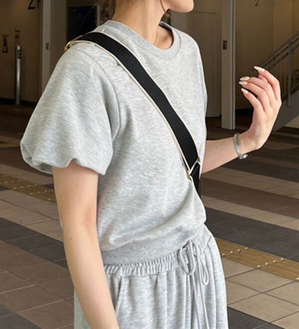 GeeRA（ジーラ）の「パフスリーブスウェットＴ（カットソー）」｜詳細画像