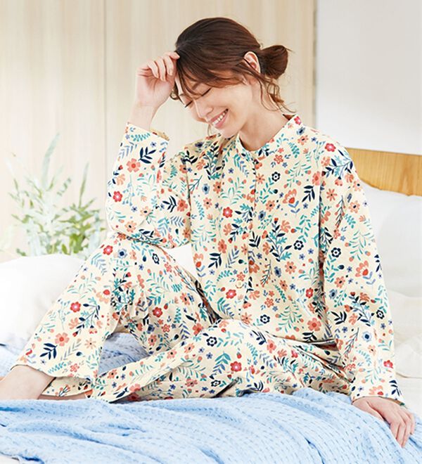 LAVIENNE（ラヴィエンヌ）の「綿入りキルトパジャマ（パジャマ・ルームウェア）」｜詳細画像