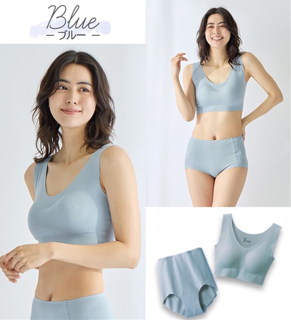 LAVIENNE（ラヴィエンヌ）の「【まるで素肌！】締め付けから解放する綿混のスーピタリラックスブラ・ショーツ（別売）（ブラジャー）」｜詳細画像
