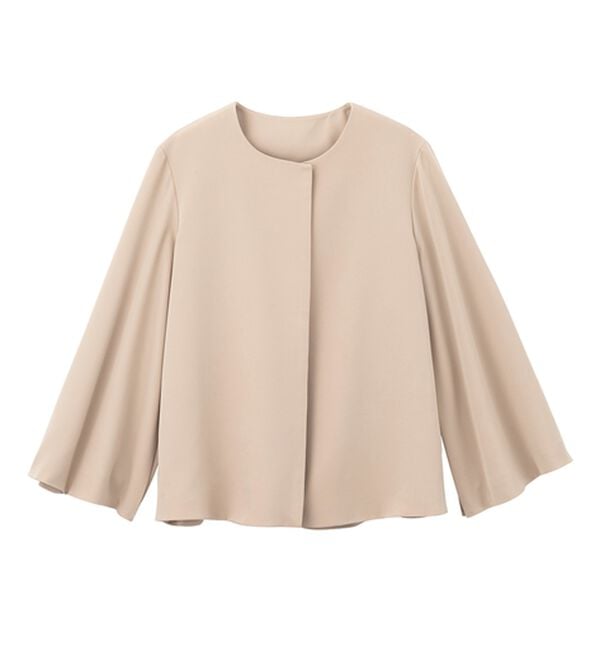 RANAN（ラナン）の「【２点セット】防しわ！洗える！ケープライクジャケットセットアップ（パンツスーツ）」｜詳細画像