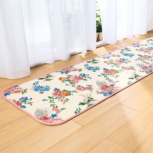 「洗えるゴブラン織キッチンマット（キッチンマット）」｜ローズ