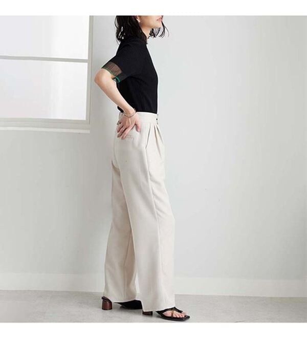 GeeRA（ジーラ）の「『ドラマ着用商品』 袖口シアーリブニット（ニット・セーター）」｜詳細画像