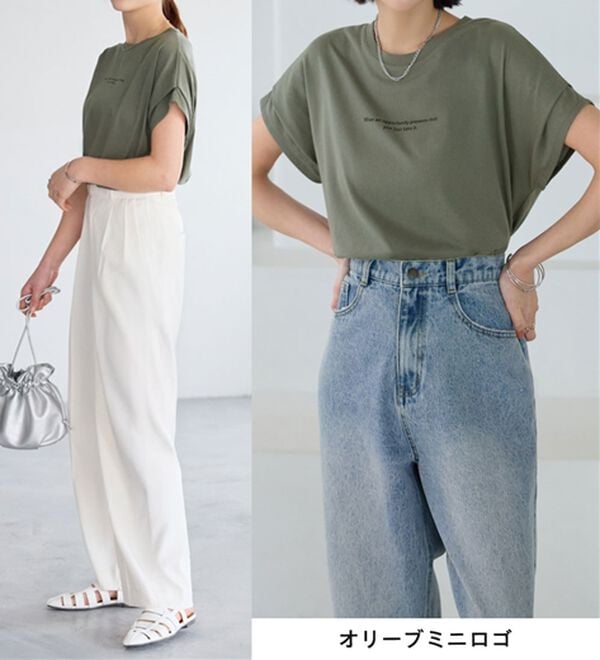 Viola e Viola（ヴィオラ エ ヴィオラ）の「脱普通！すっきり見え大人の上品Ｔシャツ（Tシャツ）」｜詳細画像