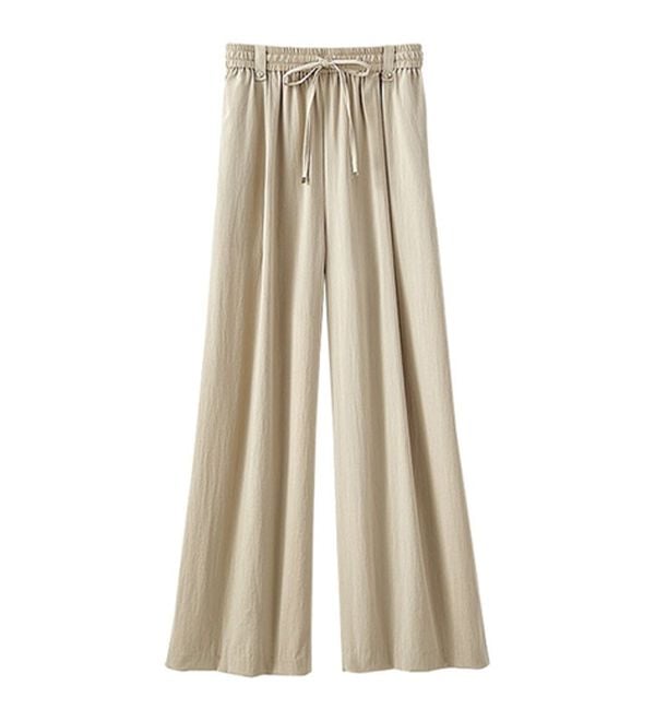 BELLUNA（ベルーナ）の「サラリ快適！ビンテージ調ワイドパンツ（ワイドパンツ・ガウチョ）」｜詳細画像