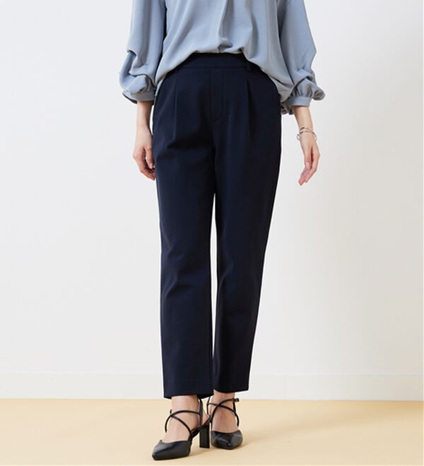 BELLUNA（ベルーナ）の「ツイルジャージー素材テーパードパンツ（テーパードパンツ）」｜詳細画像