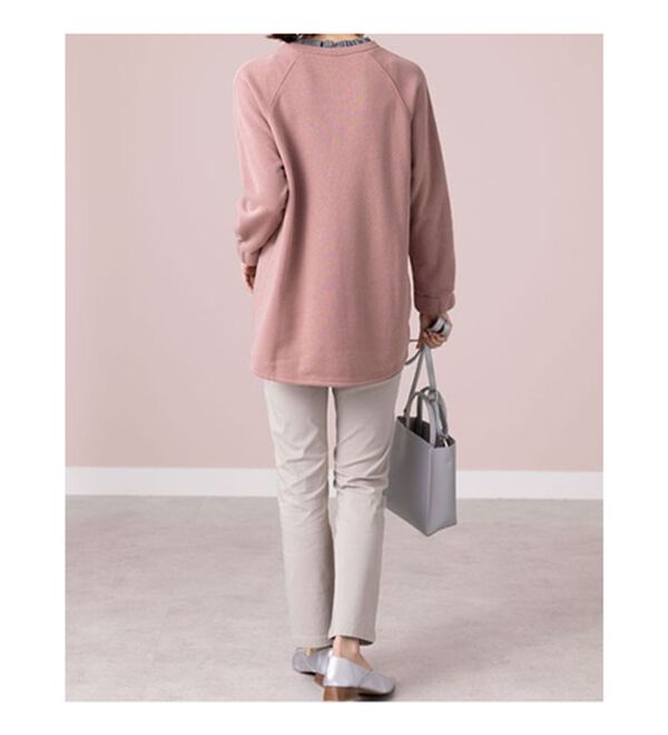 BELLUNA（ベルーナ）の「衿フリルデザイン裏起毛プルオーバー（カットソー）」｜詳細画像