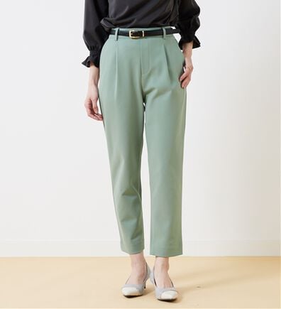 BELLUNA（ベルーナ）の「ツイルジャージー素材テーパードパンツ（テーパードパンツ）」