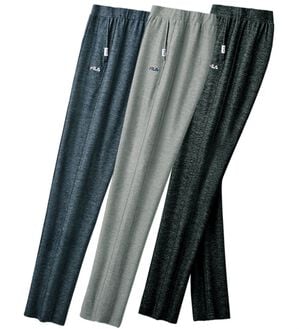 ルフラン（ルフラン）の「【３本組】【ＦＩＬＡ】杢調すっきりラクするパンツ（フルレングスパンツ）」｜詳細画像