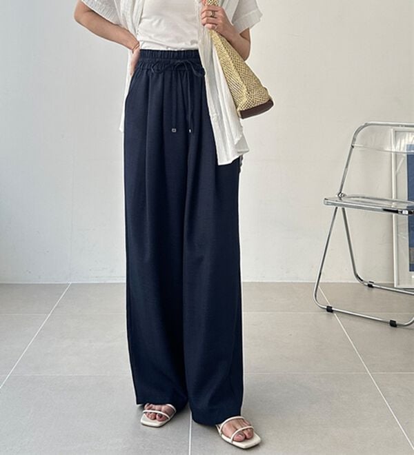 GeeRA（ジーラ）の「【体型カバー】上品なのにラクちんワイドパンツ（フルレングスパンツ）」｜詳細画像