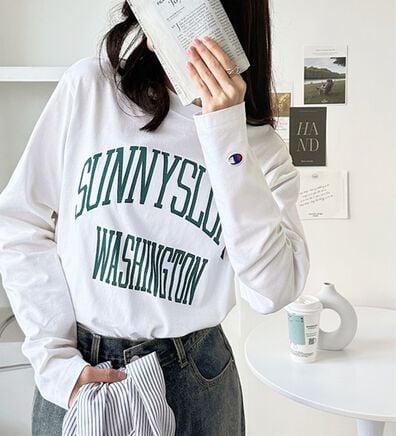 GeeRA（ジーラ）の「【ｃｈａｍｐｉｏｎ】ロゴロンＴ（カットソー）」