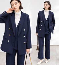 GeeRA（ジーラ）の「【入卒式/セレモニー】着回しベスト＆ジャケットセットスーツ（パンツスーツ）」