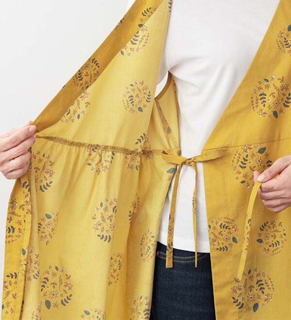 ルフラン（ルフラン）の「【２色組】ナチュラル柄ほっこりエプロン（エプロン）」｜詳細画像