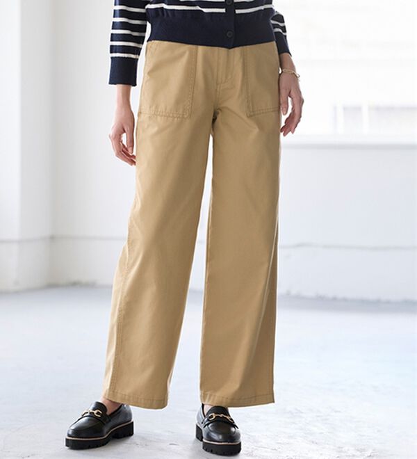 BELLUNA（ベルーナ）の「大人のきれいめベイカーチノパンツ（フルレングスパンツ）」｜詳細画像