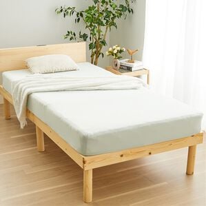 iellio（イエリオ）の「装着簡単！ぴったりフィットのびのびシーツ＜吸水速乾・抗菌防臭・ベッドシーツ・敷布団カバー・ボックスシーツ＞（敷布団カバー・シーツ）」｜グレー