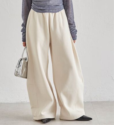 RANAN（ラナン）の「裏起毛カーブスウェットパンツ（その他パンツ）」