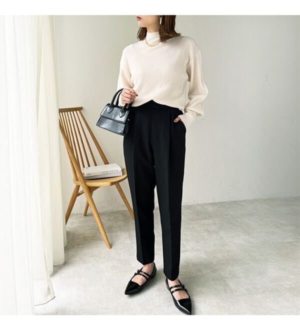 GeeRA（ジーラ）の「美脚きれい魅せ！テーパードパンツ（フルレングスパンツ）」｜詳細画像