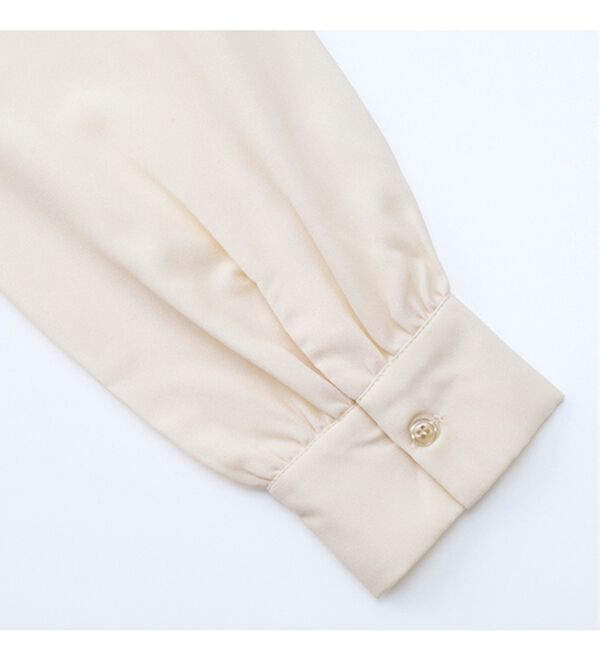 RANAN（ラナン）の「バンドカラー花柄レースブラウス（ブラウス）」｜詳細画像