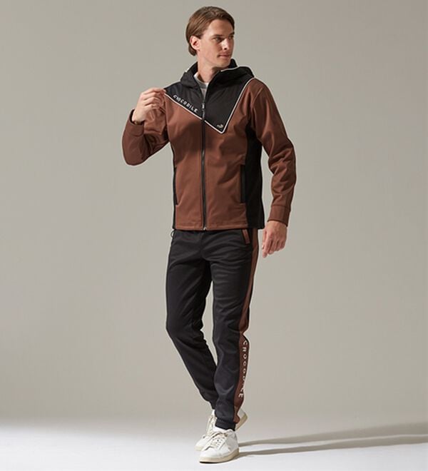 「＜クロコダイル＞防風ストレッチアクティブスーツ（メンズスポーツウェア（ボトム））」｜詳細画像