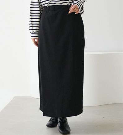 A HAPPY MARILYN（アハッピーマリリン）の「【Ｌ～８Ｌ】腰の張りを拾わない カラーで楽しむ 裏起毛バージョン タイトスカート（ロングスカート）」