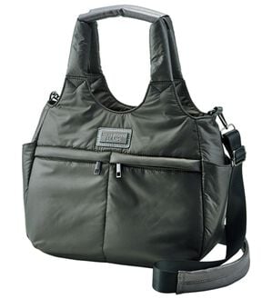 ルフラン（ルフラン）の「＜ミチコロンドンジーンズ＞ふっくら軽量バッグ（トートバッグ）」｜ブラック