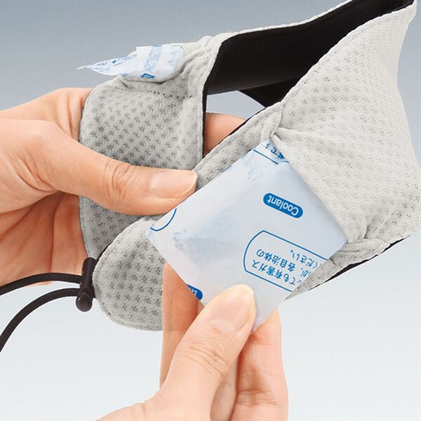 「保冷剤付ネッククーラー（替え保冷剤付）（その他日用品・趣味雑貨）」｜詳細画像