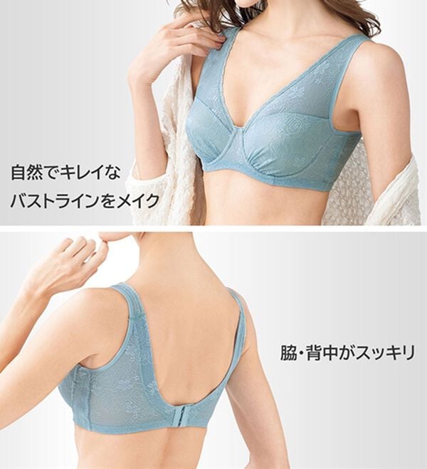 LAVIENNE（ラヴィエンヌ）の「もう苦しくない！アンダーが呼吸するワイヤーブラ（ブラジャー）」｜詳細画像