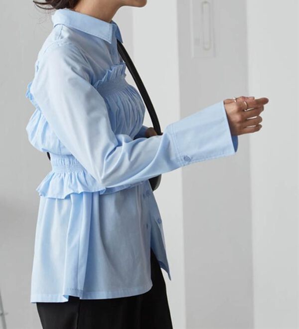 RANAN（ラナン）の「ビスチェ&times;レギュラーカラーシャツ（シャツ）」｜詳細画像