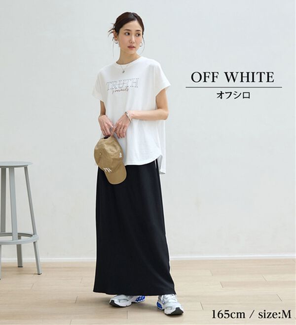 BELLUNA（ベルーナ）の「ひんやリッチコットン大人のゆったりドルマンＴシャツ（カットソー）」｜詳細画像