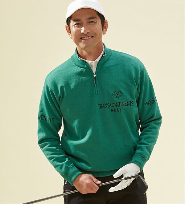 「＜トランスコンチネンツゴルフ＞軽量・防風アクティブセーター（メンズニット・セーター）」｜詳細画像