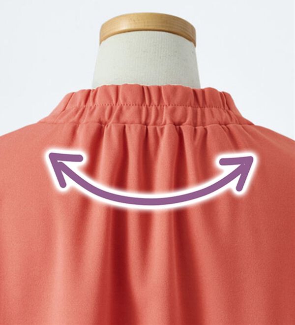 BELLUNA（ベルーナ）の「着脱楽々！袖ボタンデザインブラウス（ブラウス）」｜詳細画像