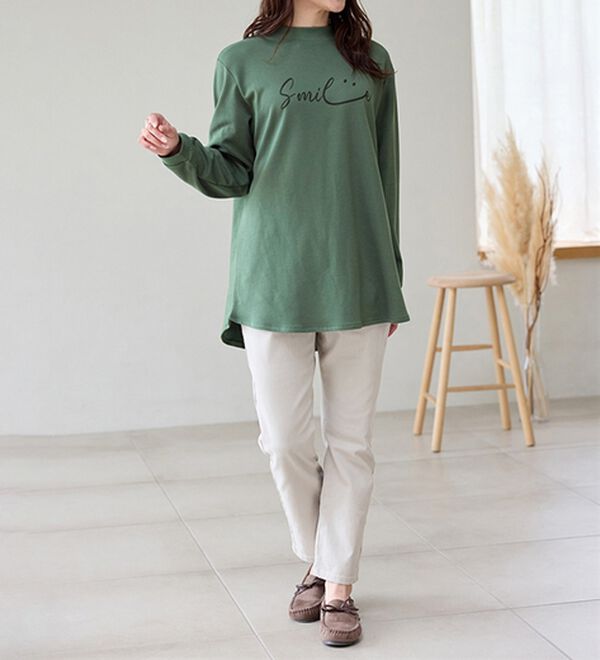 BELLUNA（ベルーナ）の「【メルティポンチ】プリントチュニック（チュニック）」｜詳細画像