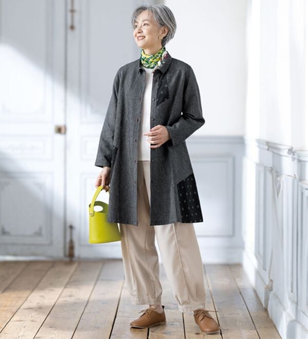 ルフラン（ルフラン）の「日本製久留米織デザインブラウス（ブラウス）」｜詳細画像