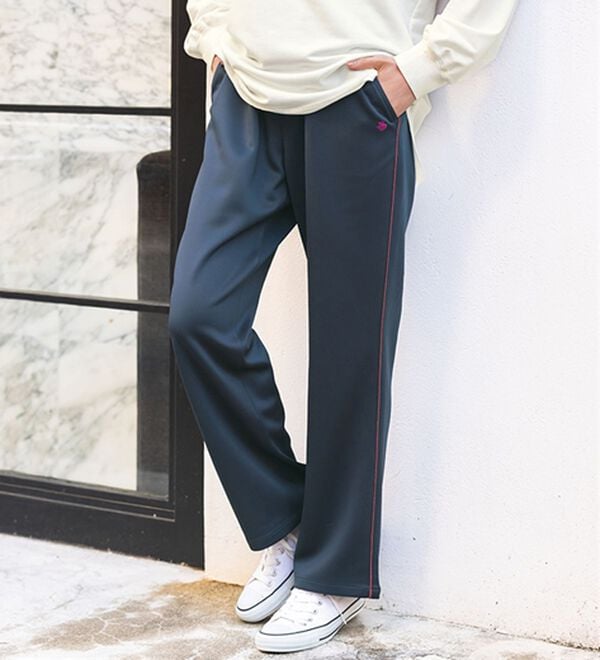BELLUNA（ベルーナ）の「【ＰＯＬＯ　ＢＣＳ】ウォーキングジャージパンツ（フルレングスパンツ）」｜ネイビー