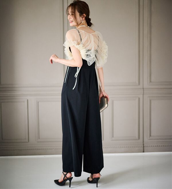 RANAN（ラナン）の「マルチWAYフリルチュールボレロセットパンツドレス（その他ワンピース）」｜詳細画像