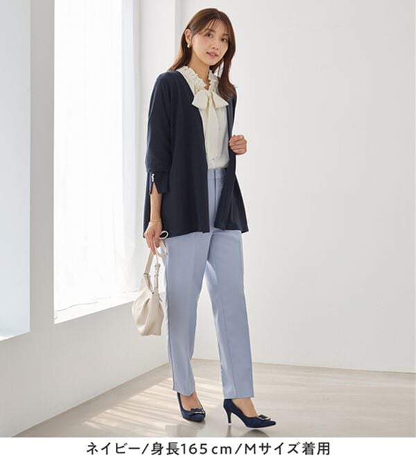 alotta（アロッタ）の「リップル素材着流しカーディガン（その他カーディガン）」｜詳細画像