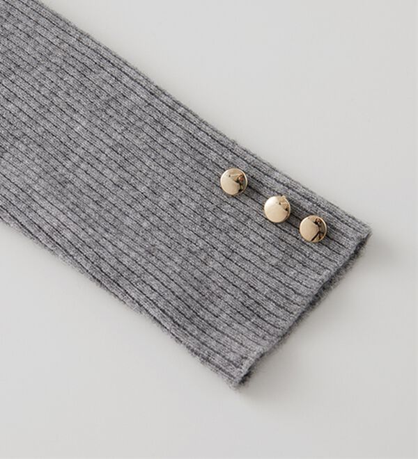 RANAN（ラナン）の「アシメオフショルリブニット（ニット・セーター）」｜詳細画像