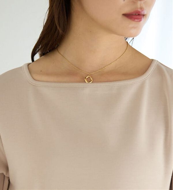 alotta（アロッタ）の「スクエアネックティアードトップス（カットソー）」｜詳細画像