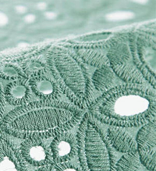 BELLUNA（ベルーナ）の「花柄レース切替シャツジャケット（シャツ）」｜詳細画像