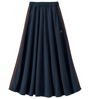RANAN（ラナン）の「＜ａｄｉｄａｓ＞Ｗ　ＳＥ　３Ｓ　ＫＮ　スカート（ロングスカート）」｜ネイビー