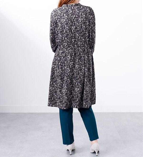 BELLUNA（ベルーナ）の「レーヨンツイル素材ドロスト使いワンピース（その他ワンピース）」｜詳細画像