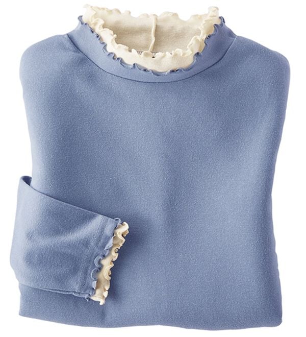 BELLUNA（ベルーナ）の「重ね着風フリル衿プルオーバー（カットソー）」｜詳細画像