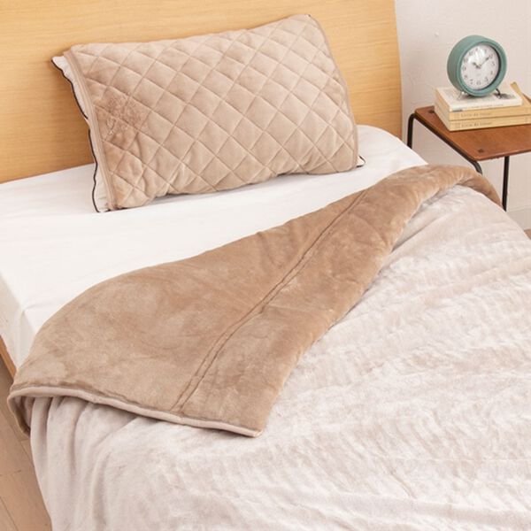 「あったかフランネル３層毛布【吸湿発熱・蓄熱・保湿・抗菌防臭】＜ベルウォーム・ベルモイスト＞＜洗える・シングル・ダブル＞（毛布・ブランケット）」｜詳細画像